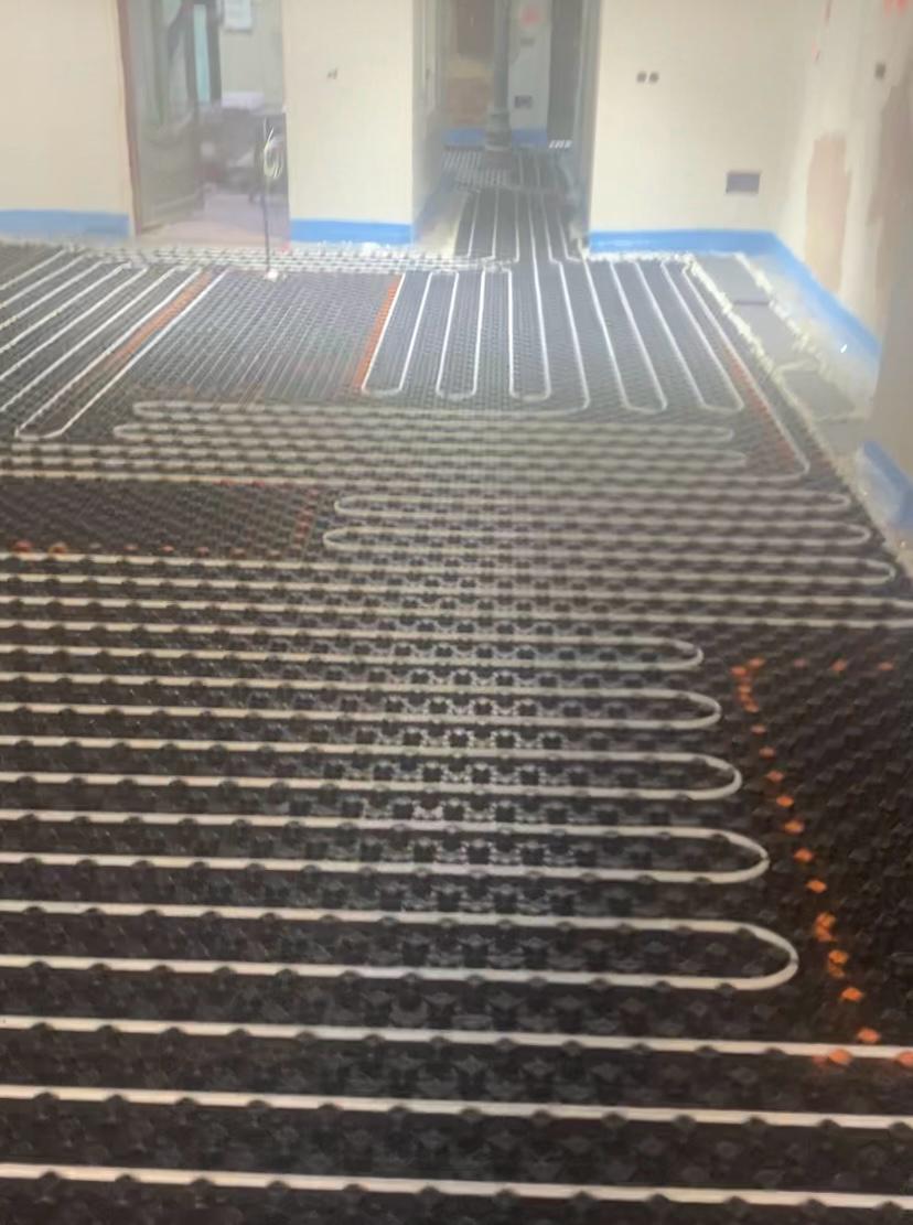 Instalación de suelo radiante realizada por U3 Instal·lacions